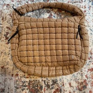 Free People Quilted Carryall - Desert Sands